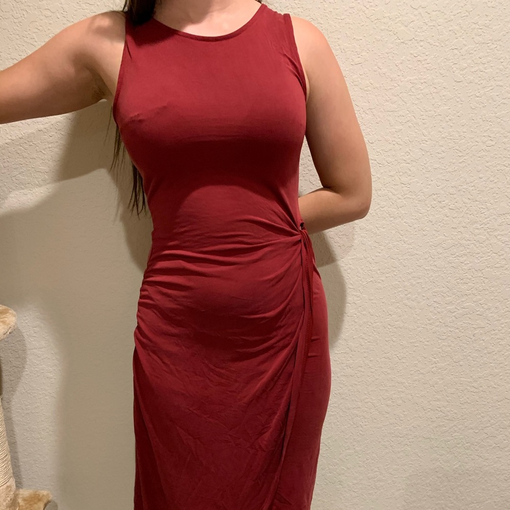 Red Midi Dress
